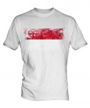 Singapore Distressed Flag Mens T-Shirt