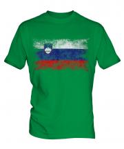 Slovenia Distressed Flag Mens T-Shirt
