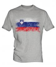 Slovenia Distressed Flag Mens T-Shirt