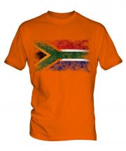 South Africa Distressed Flag Mens T-Shirt