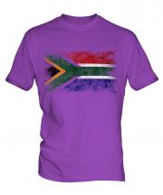 South Africa Distressed Flag Mens T-Shirt