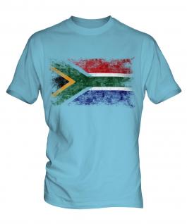 South Africa Distressed Flag Mens T-Shirt