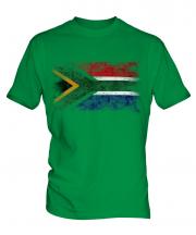 South Africa Distressed Flag Mens T-Shirt