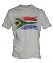 South Africa Distressed Flag Mens T-Shirt