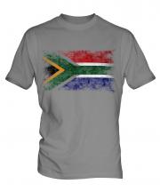 South Africa Distressed Flag Mens T-Shirt