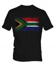 South Africa Distressed Flag Mens T-Shirt