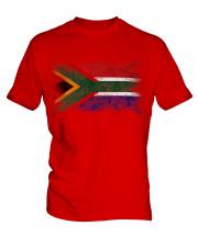 South Africa Distressed Flag Mens T-Shirt