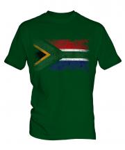 South Africa Distressed Flag Mens T-Shirt