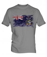 South Georgia Distressed Flag Mens T-Shirt