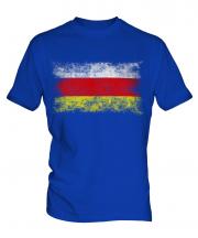 South Ossetia Distressed Flag Mens T-Shirt
