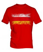 South Ossetia Distressed Flag Mens T-Shirt