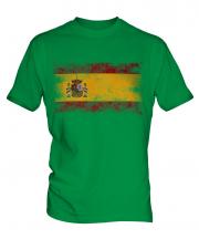 Spain Distressed Flag Mens T-Shirt