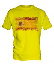 Spain Distressed Flag Mens T-Shirt