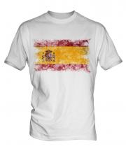 Spain Distressed Flag Mens T-Shirt