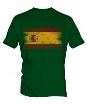 Spain Distressed Flag Mens T-Shirt