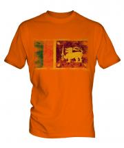 Sri Lanka Distressed Flag Mens T-Shirt