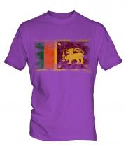 Sri Lanka Distressed Flag Mens T-Shirt