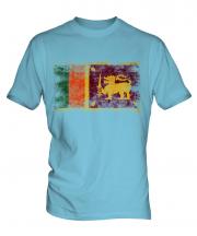 Sri Lanka Distressed Flag Mens T-Shirt