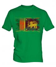 Sri Lanka Distressed Flag Mens T-Shirt