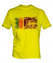 Sri Lanka Distressed Flag Mens T-Shirt