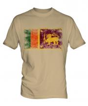 Sri Lanka Distressed Flag Mens T-Shirt