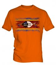 Swaziland Distressed Flag Mens T-Shirt
