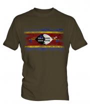 Swaziland Distressed Flag Mens T-Shirt
