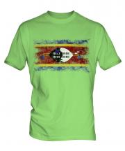 Swaziland Distressed Flag Mens T-Shirt