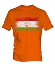 Tajikistan Distressed Flag Mens T-Shirt