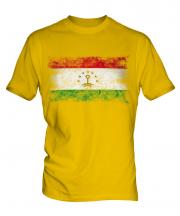 Tajikistan Distressed Flag Mens T-Shirt