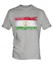 Tajikistan Distressed Flag Mens T-Shirt