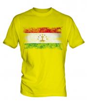 Tajikistan Distressed Flag Mens T-Shirt