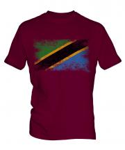Tanzania Distressed Flag Mens T-Shirt