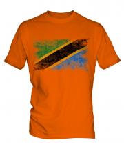 Tanzania Distressed Flag Mens T-Shirt
