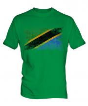 Tanzania Distressed Flag Mens T-Shirt