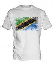 Tanzania Distressed Flag Mens T-Shirt