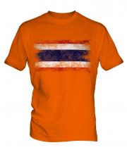 Thailand Distressed Flag Mens T-Shirt