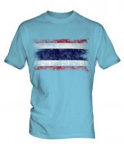 Thailand Distressed Flag Mens T-Shirt
