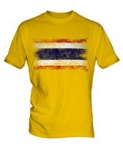 Thailand Distressed Flag Mens T-Shirt