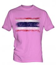 Thailand Distressed Flag Mens T-Shirt