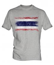 Thailand Distressed Flag Mens T-Shirt