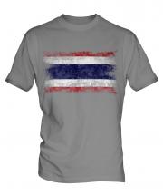 Thailand Distressed Flag Mens T-Shirt