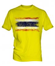 Thailand Distressed Flag Mens T-Shirt