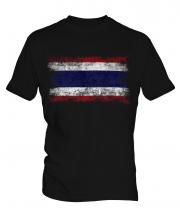 Thailand Distressed Flag Mens T-Shirt