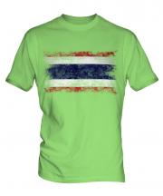 Thailand Distressed Flag Mens T-Shirt