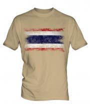 Thailand Distressed Flag Mens T-Shirt