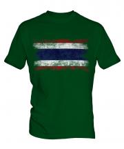 Thailand Distressed Flag Mens T-Shirt