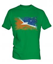 Tierra Del Fuego Province Distressed Flag Mens T-Shirt