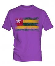 Togo Distressed Flag Mens T-Shirt