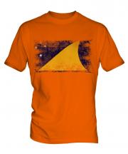 Tokelau Distressed Flag Mens T-Shirt